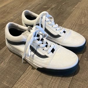Vans - White and Black